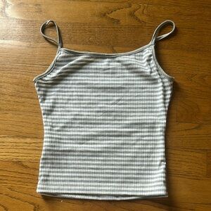 Striped Gray Women's Top
